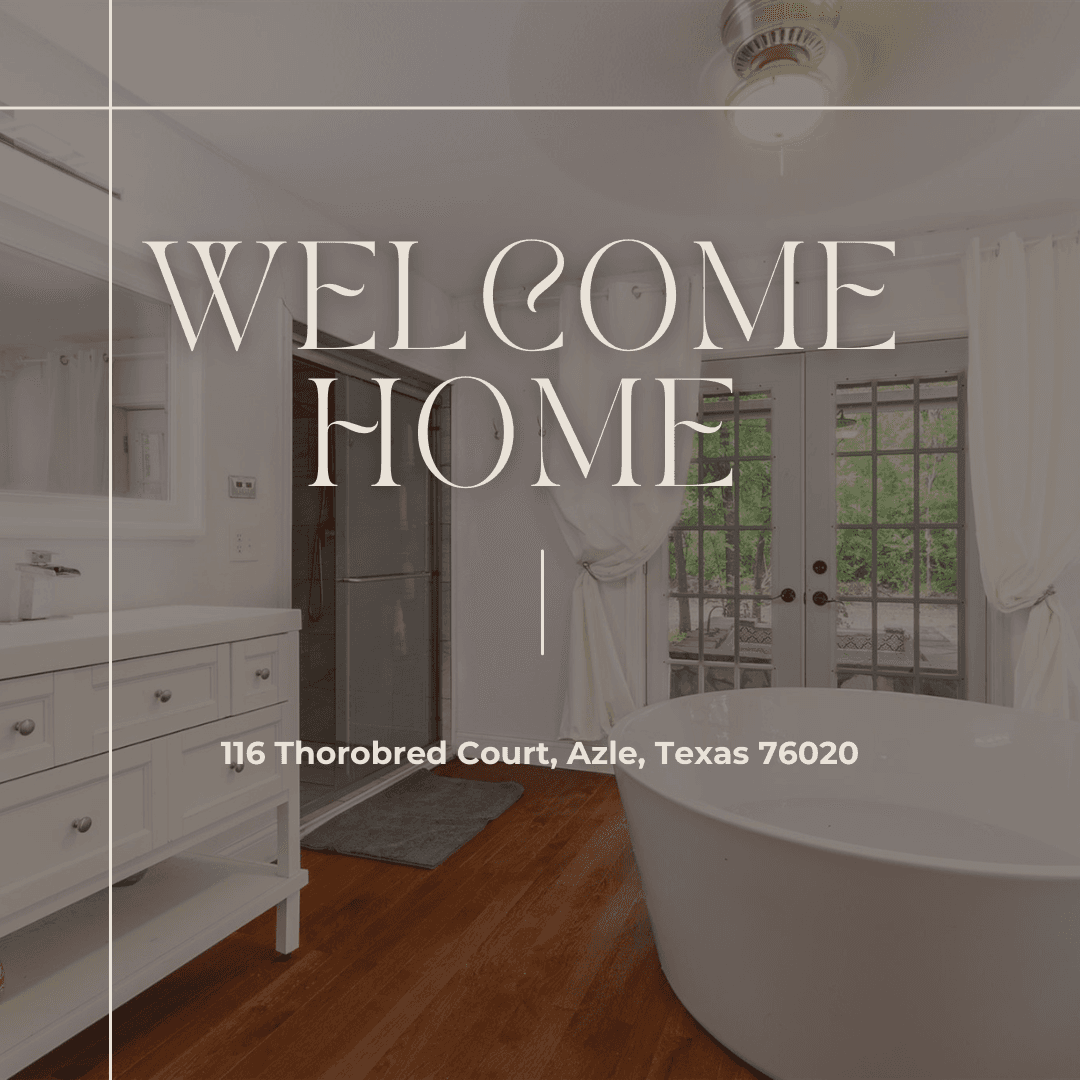 Welcome home!