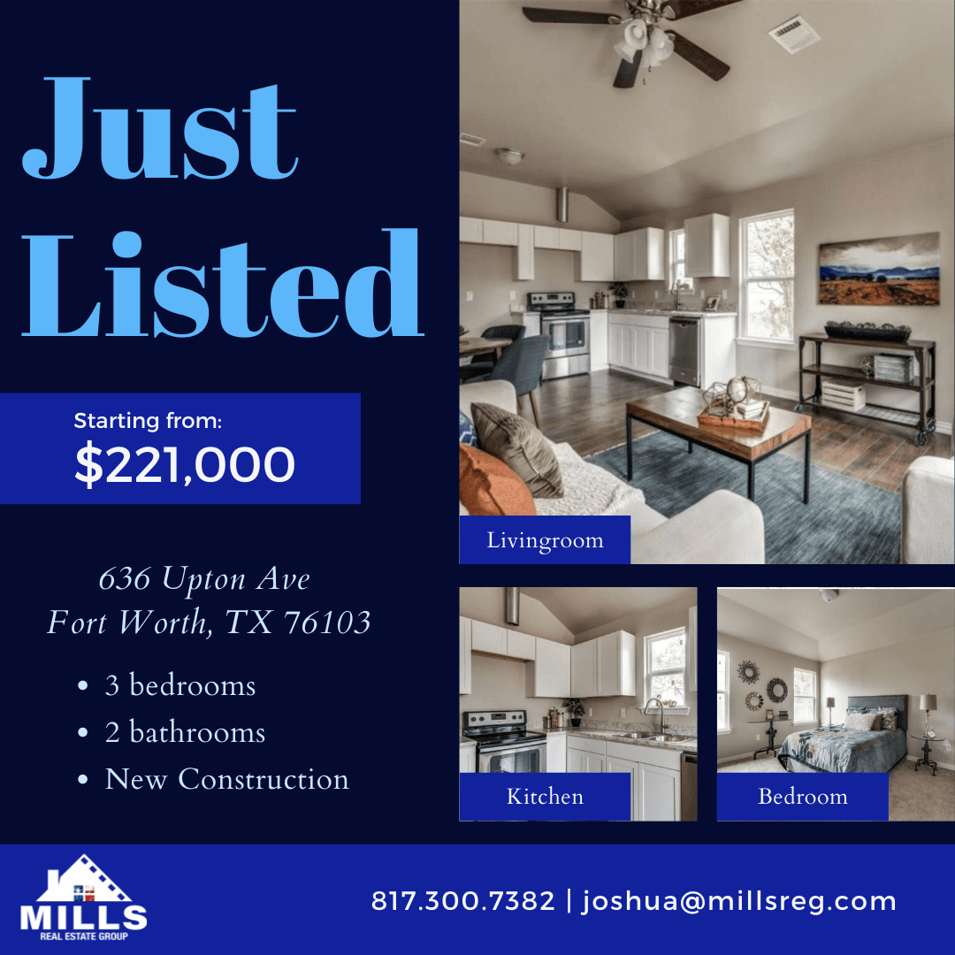 Beautiful new listing & A new spot opens up in FW! 